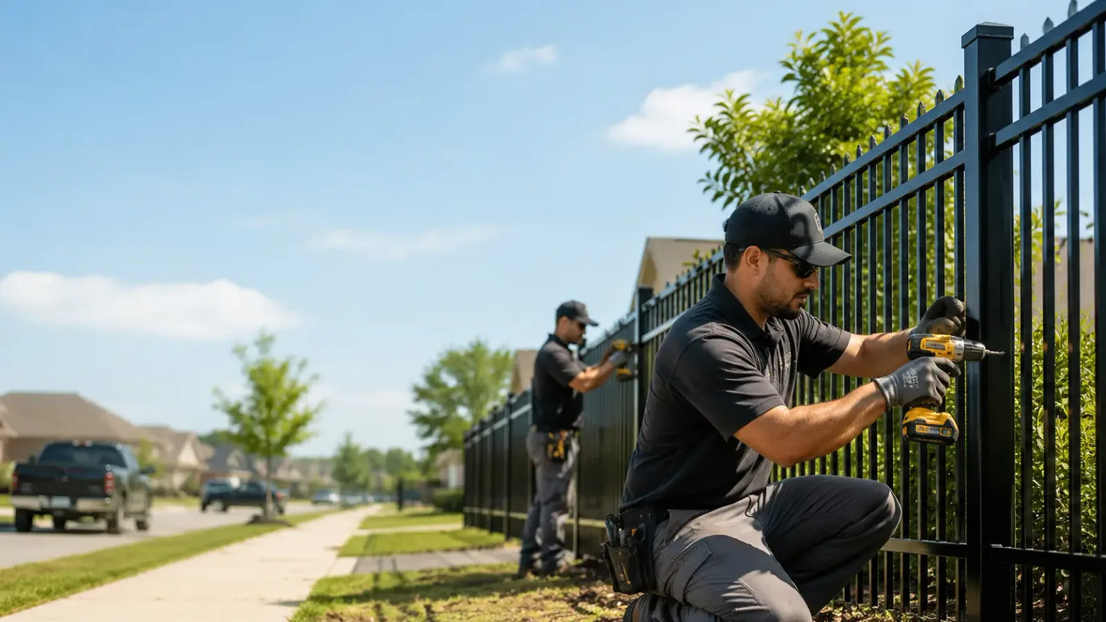 Metal Fence Installation in Silsbee, TX